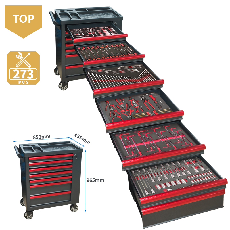 Workshop Tools Car - عربة أدوات بـ 7 أدراج مع
