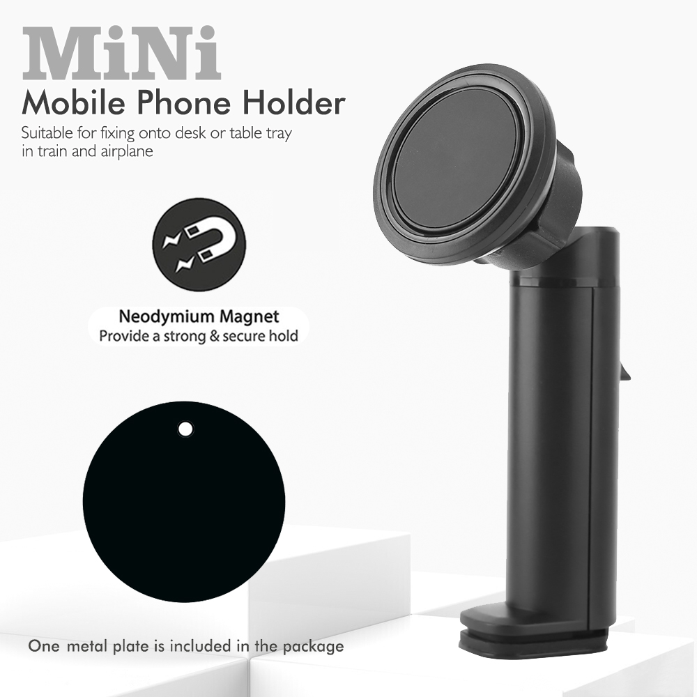 Magnetic Parts Tray - حامل هاتف مغناطيسي للسفر، 360 درجة
