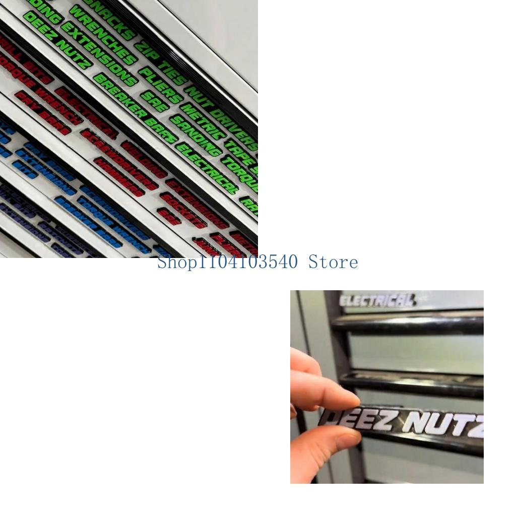 Workshop Tools And Names - 02DC أداة المرآب المنظم تسميات لاصقة