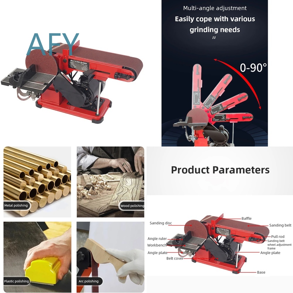 Workshop Tools Knife Sharpener - آلة صنفرة كهربائية للطاولة مع حزام