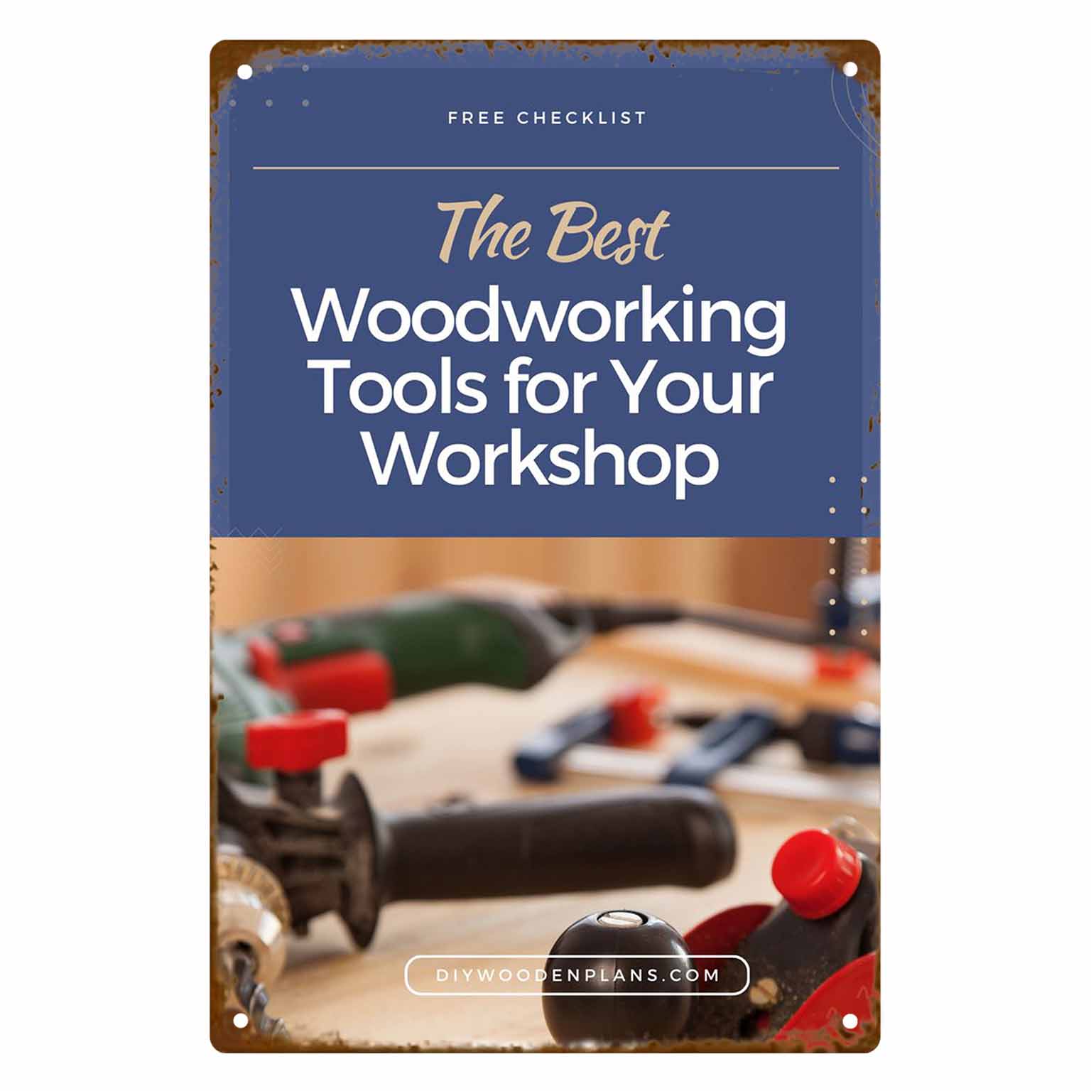 Best Tools For Workshop - ملصق مخطط فحص مجاني لتزيين ورشة