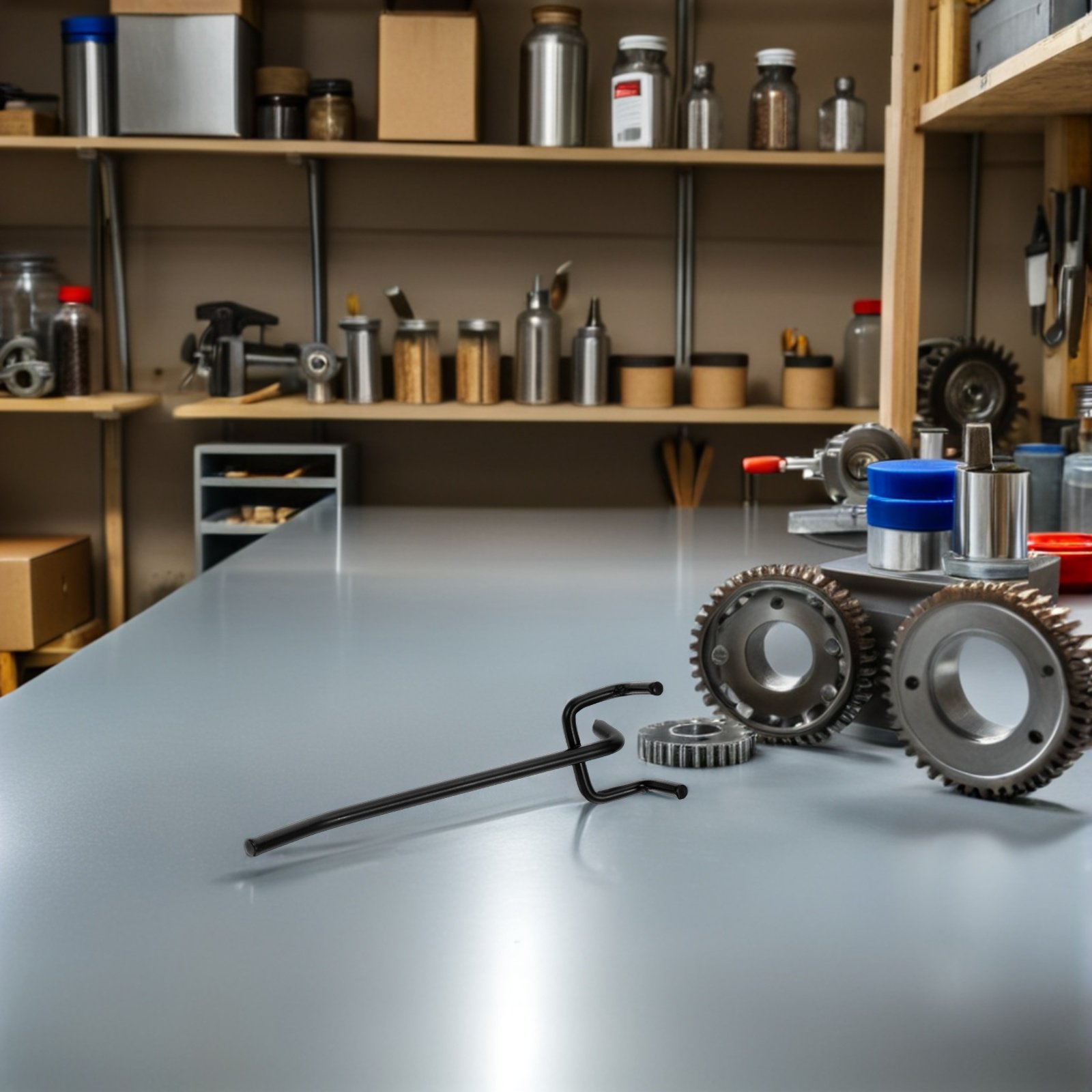 Workshop Tools Display - 30 قطعة من خطافات اللوح المعدني