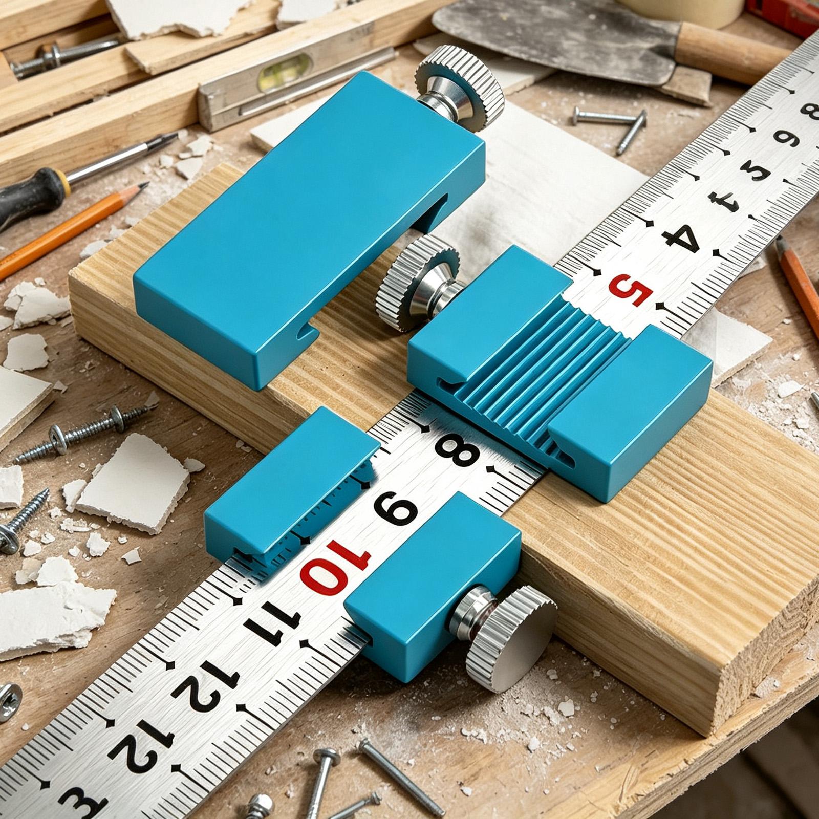 Tools For Home Workshop - أدوات النجارة: مسطرة النجارة، مكعب تحديد