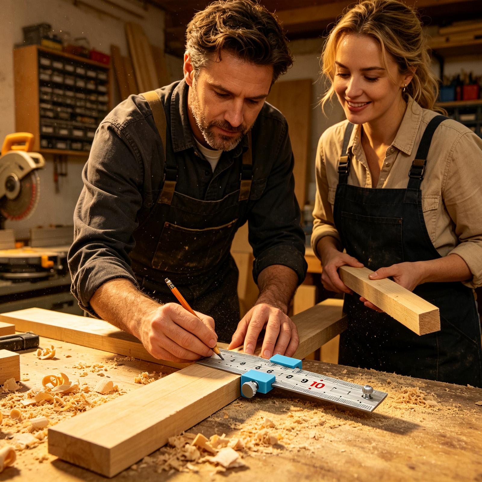 Tools For Home Workshop - أدوات نجارة، مسطرة نجارة، مكعب قياس