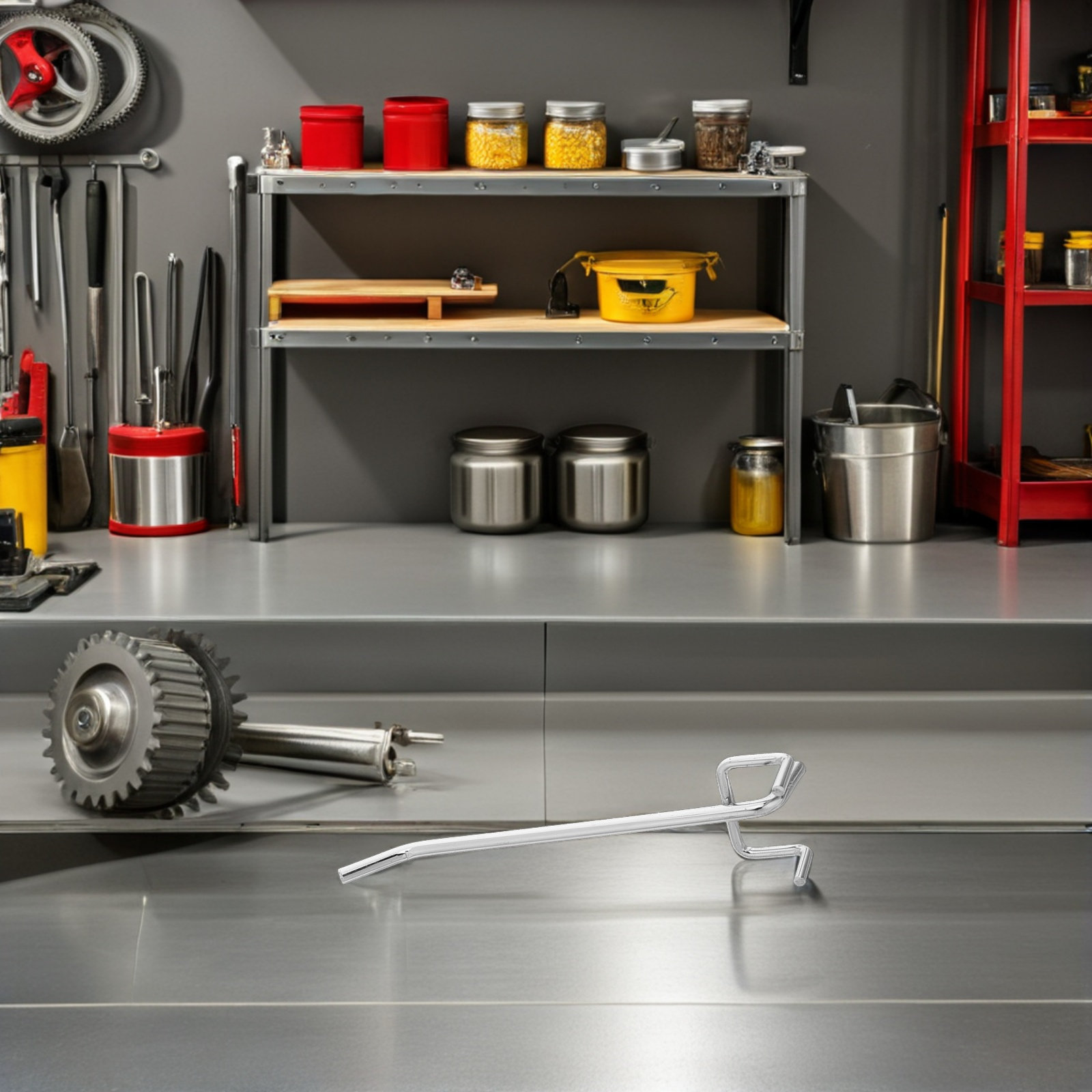 Workshop Tools Display - 12 قطعة من خطافات لوح التعليق