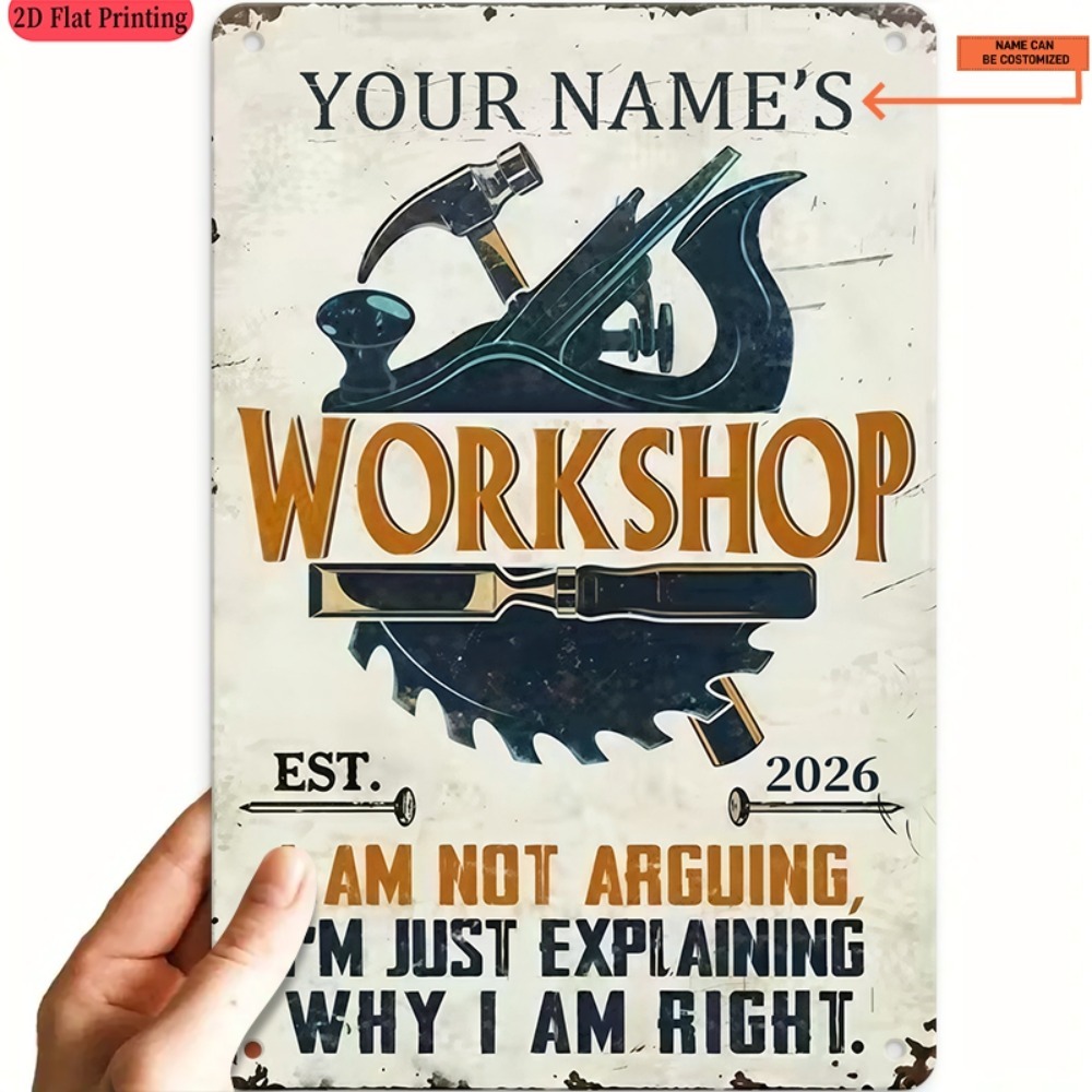 [تصميم ثنائي الأبعاد] لافتة مع - مراجعة Workshop Tools And Names وسعره