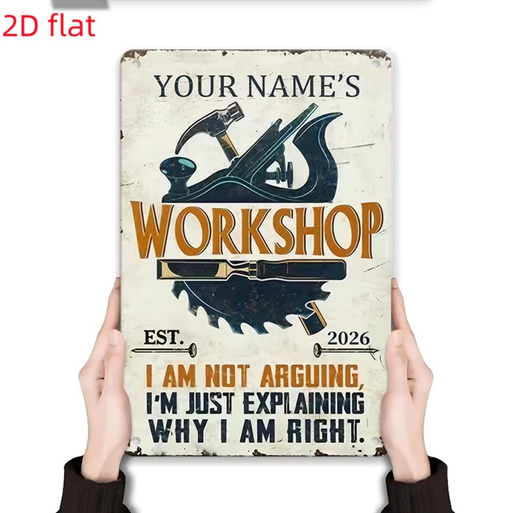 [تصميم ثنائي الأبعاد] لافتة مع - مراجعة Workshop Tools And Names وسعره