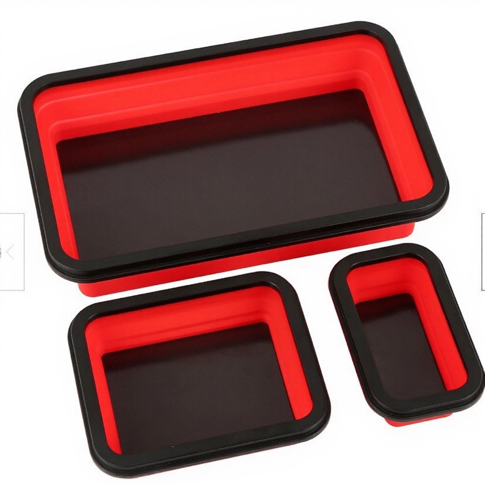 صينية أدوات سيليكون مغناطيسية  - مراجعة Magnetic Parts Tray وسعره