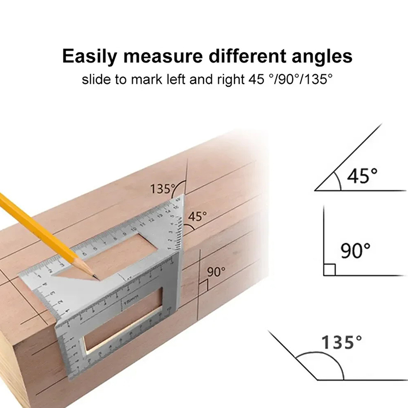 مسطرة زاوية متعددة الوظائف 45  - مراجعة Workshop Tools For Carpentry وسعره