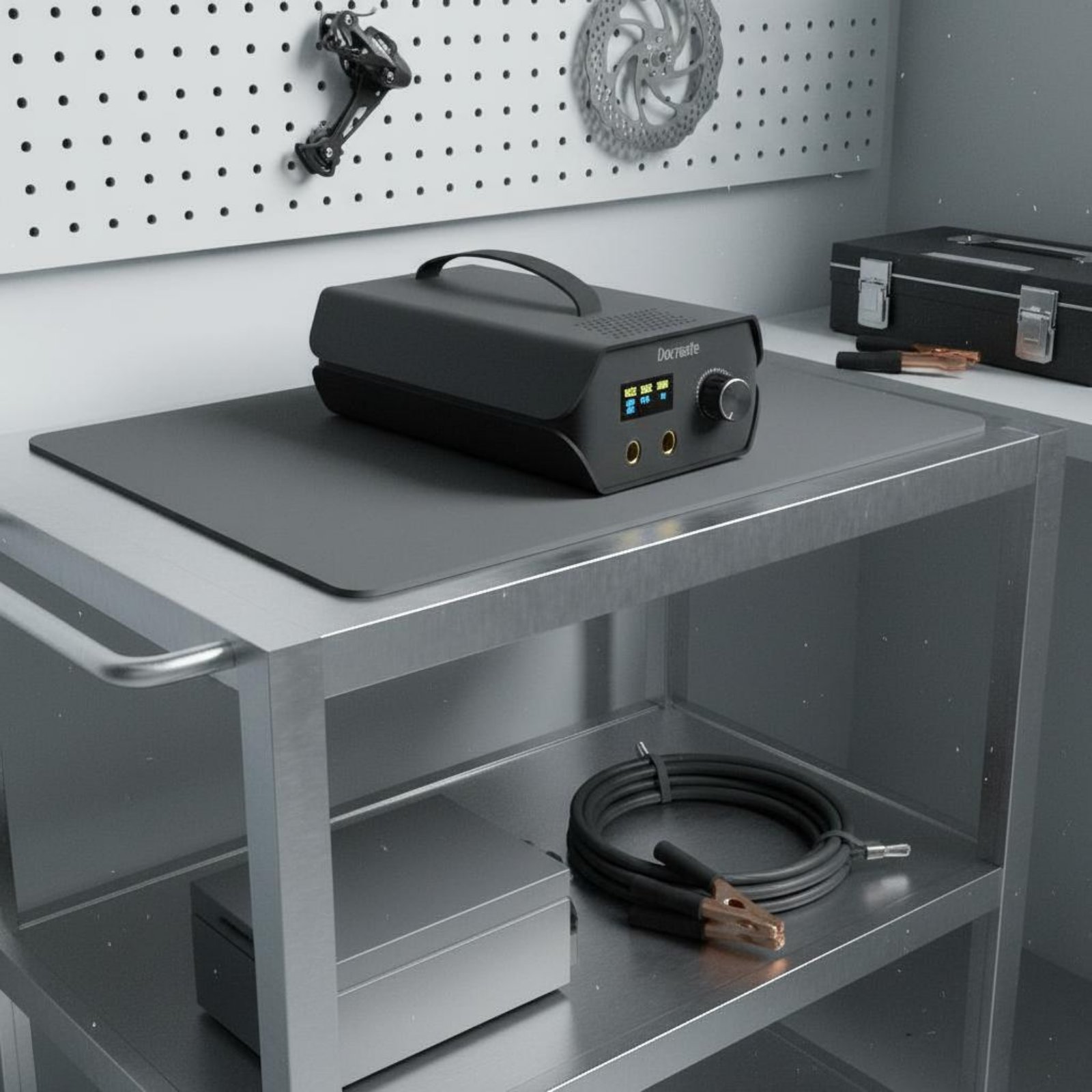 جهاز لحام نقطي للمكثفات مع شاش - مراجعة Workshop Tools Display وسعره