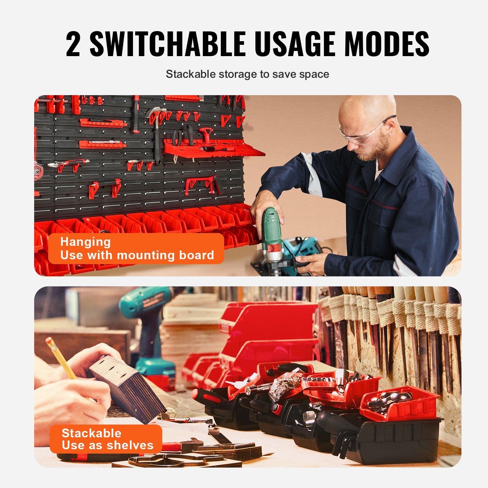 منظم أدوات بلاستيكي مثبت على ا - مراجعة Workshop Tools Wall وسعره
