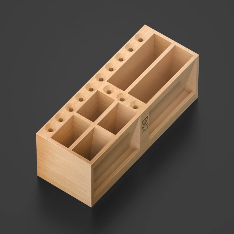 Amaoe M63 بامبو صندوق تخزين مت - مراجعة Workshop Tools Box وسعره