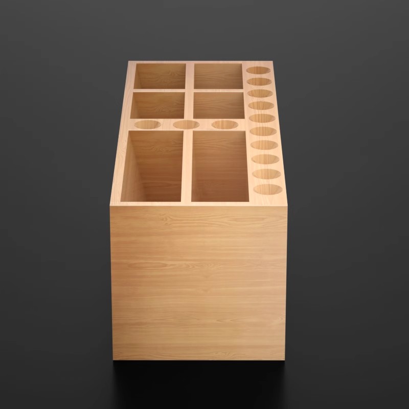 Amaoe M63 بامبو صندوق تخزين مت - مراجعة Workshop Tools Box وسعره