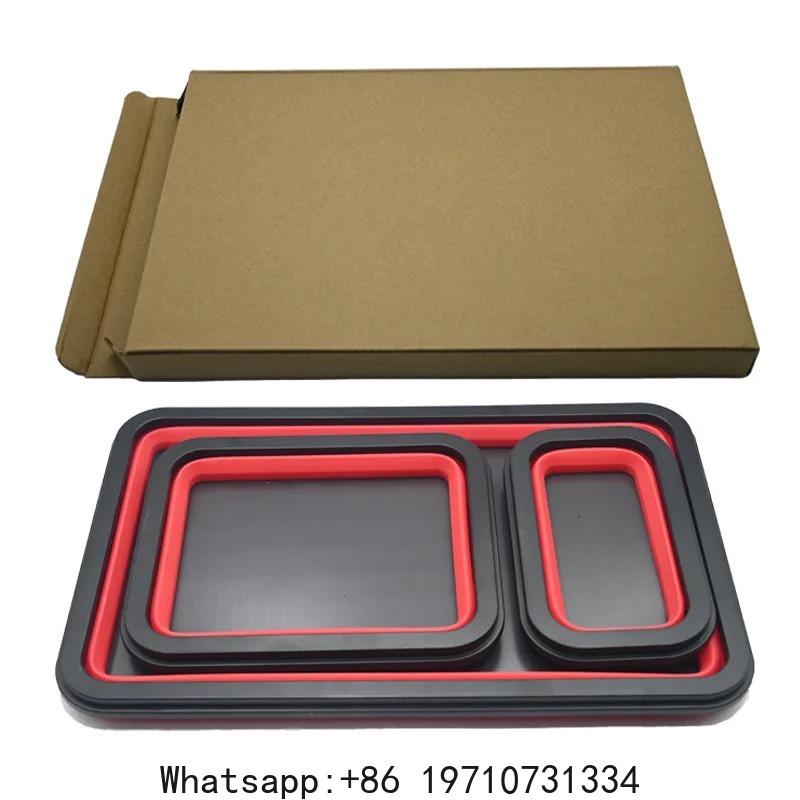 مجموعة من 3 قطع قابلة للطي، صي - مراجعة Magnetic Parts Tray وسعره