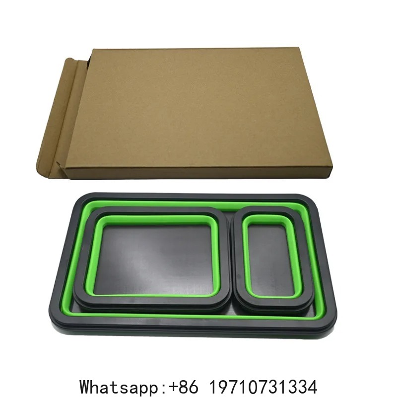 مجموعة من 3 قطع قابلة للطي، صي - مراجعة Magnetic Parts Tray وسعره