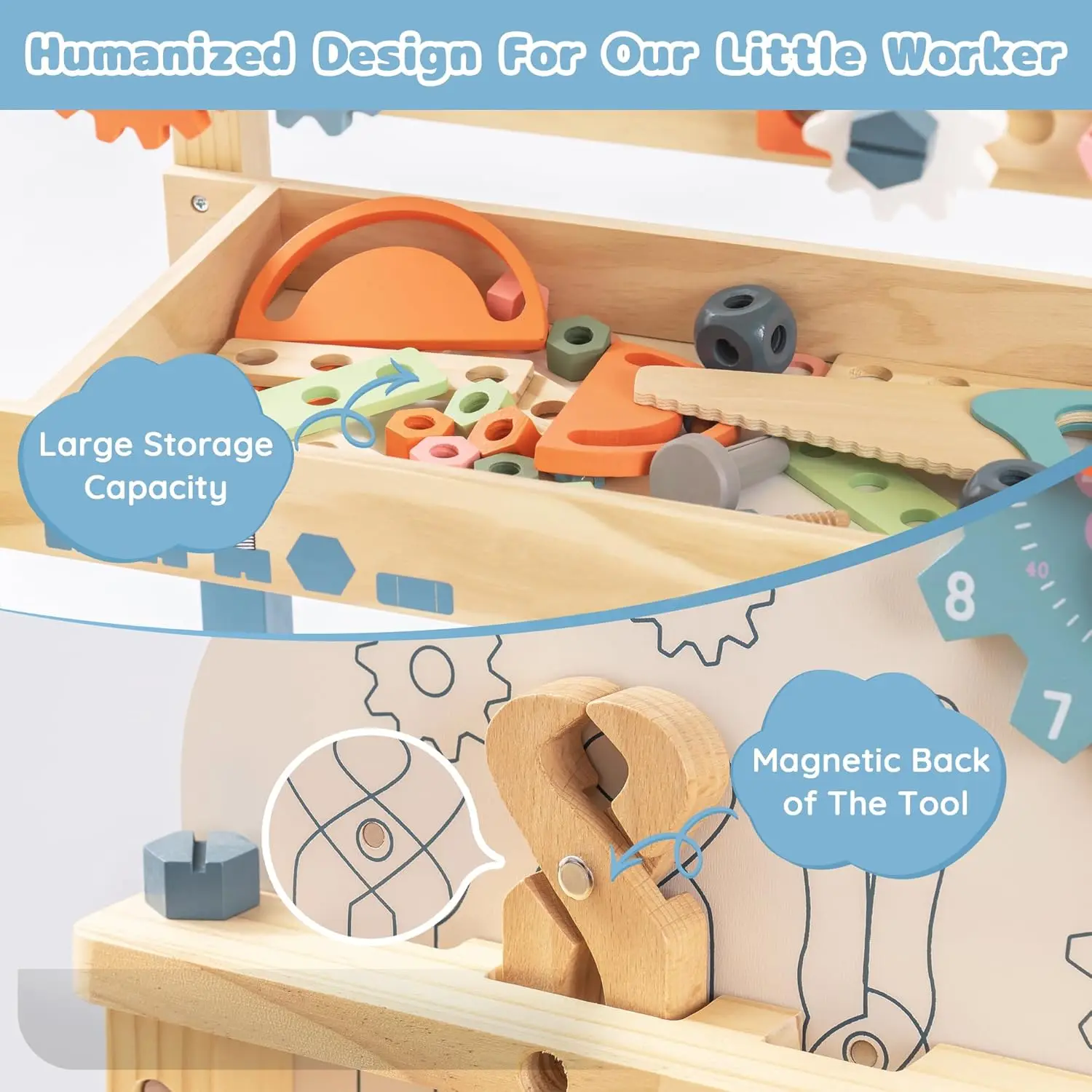 Robotime Robud الاطفال أداة مج - مراجعة Tools Workshop Kids وسعره