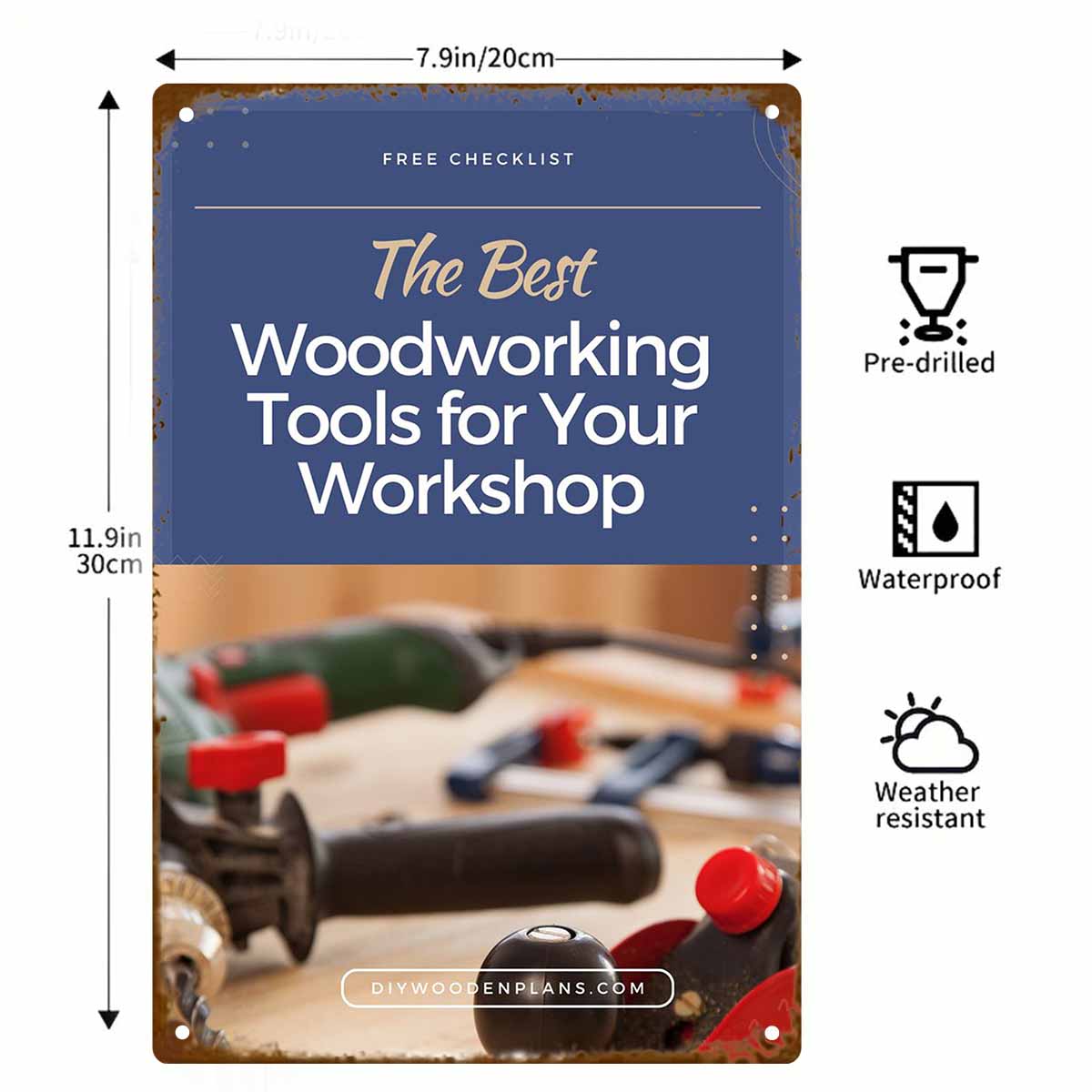 ملصق مخطط فحص مجاني لتزيين ورش - مراجعة Best Tools For Workshop وسعره