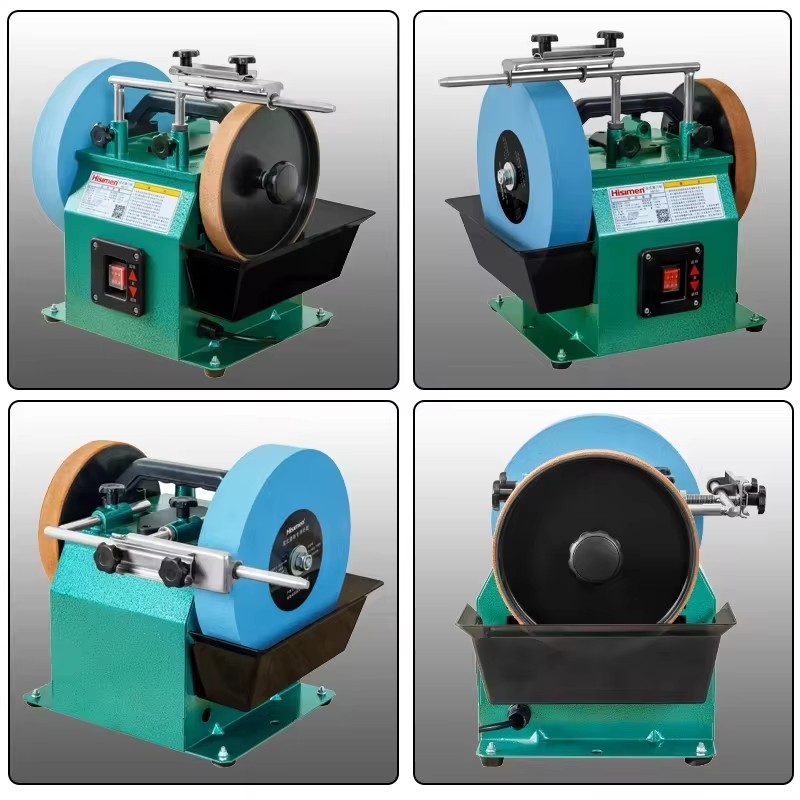 آلة طحن كهربائية ثنائية العجلا - مراجعة Workshop Tools Knife Sharpener وسعره