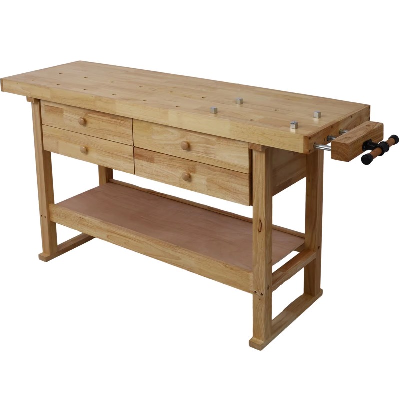 منضدة عمل فولاذية DB 60in مع 4 - مراجعة Tools Used In Wood Workshop وسعره